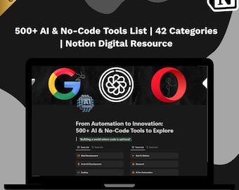500+ AI and No-Code Tools | Master List for Productivity and Automation