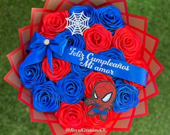Spider-Man Eternal ribbon Rose bouquet gift