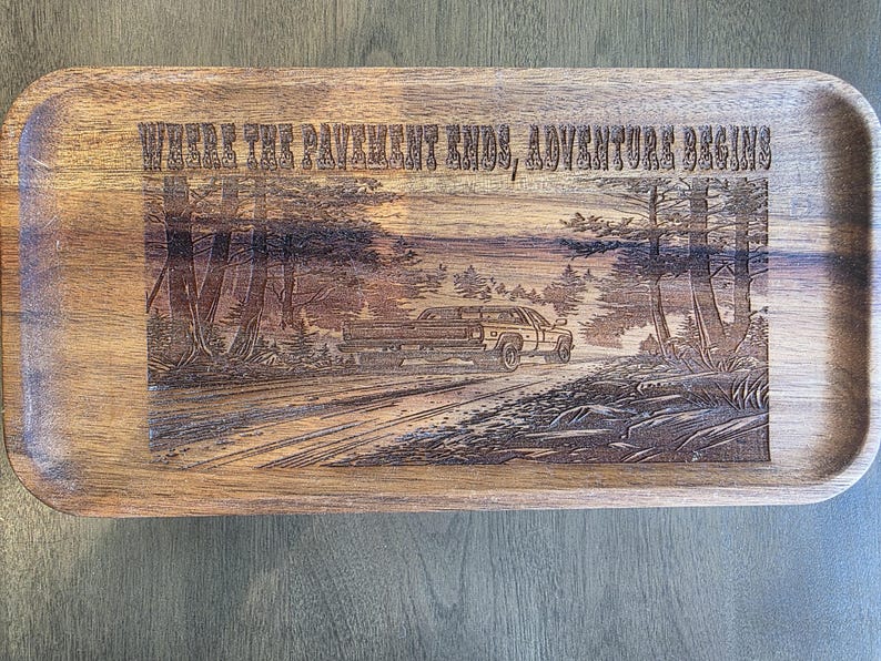 Engraved Adventure Tray