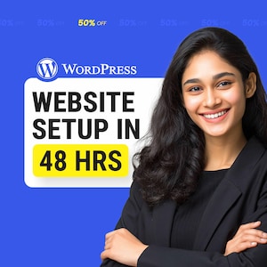 Custom WordPress Website Design Service - Fast Turnaround in 24-48 Hours! | Business, Blog & Ecommerce | One Page Elementor/WooCommerce Site