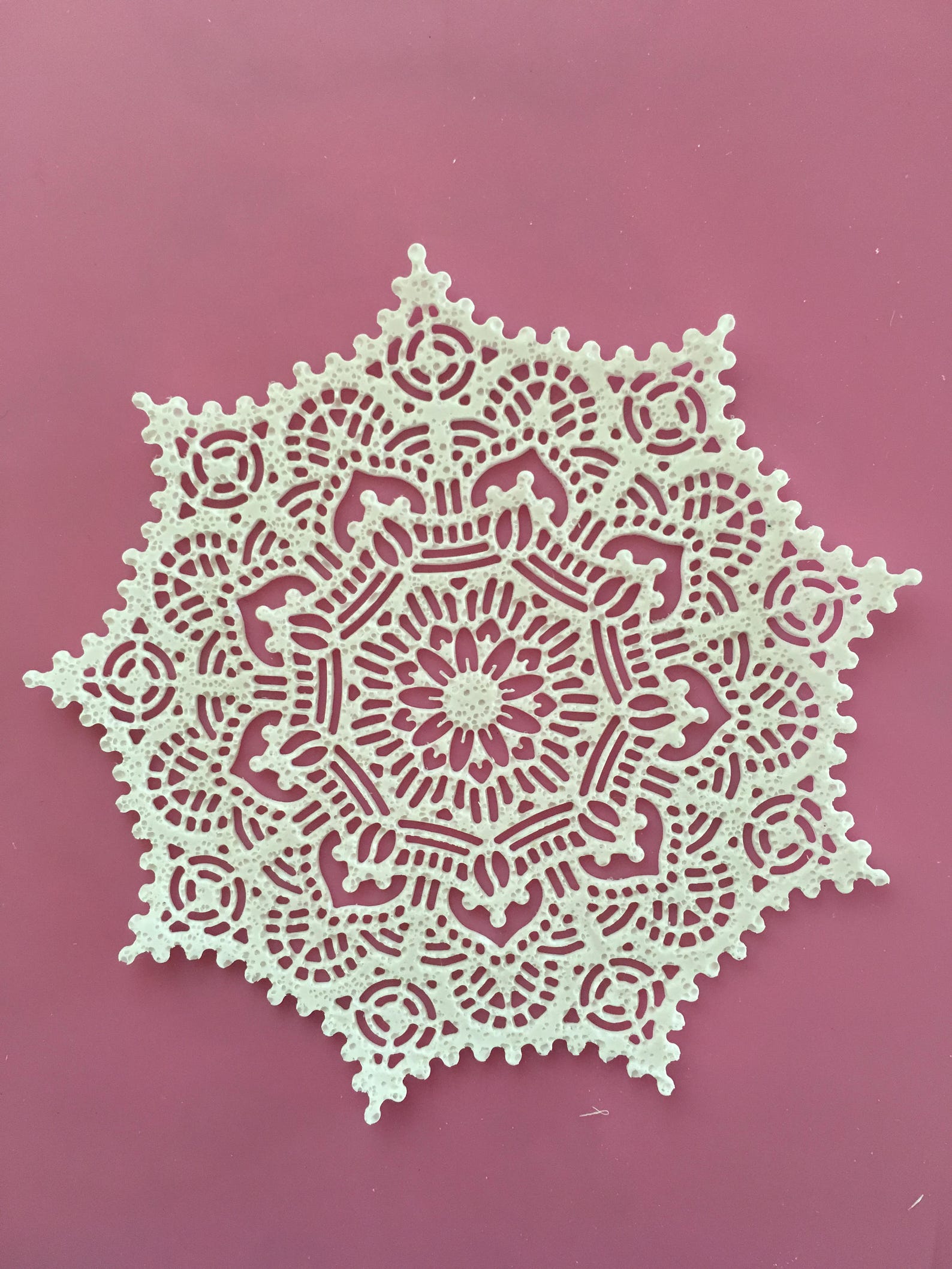 Edible Sugar Lace Large Doilies for Cakes Cupcakes Cookies Etsy