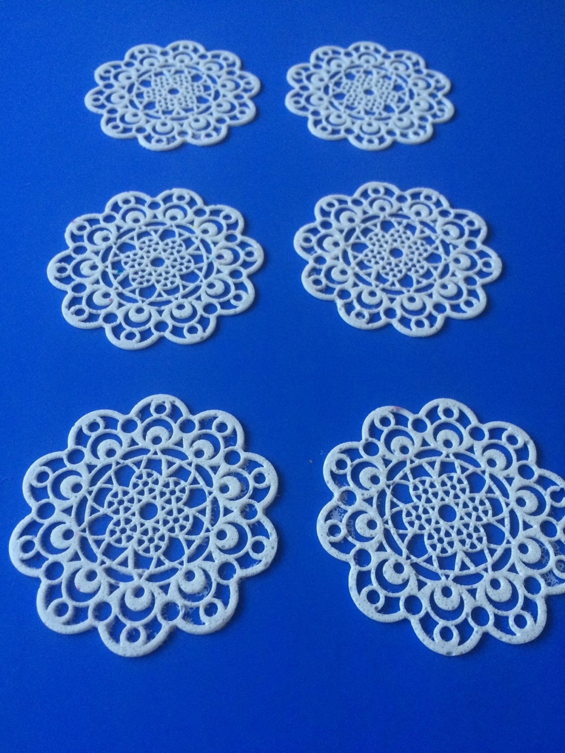 Tea Doilies Tea Doily Edible Sugar Lace Doilies for Cakes Etsy