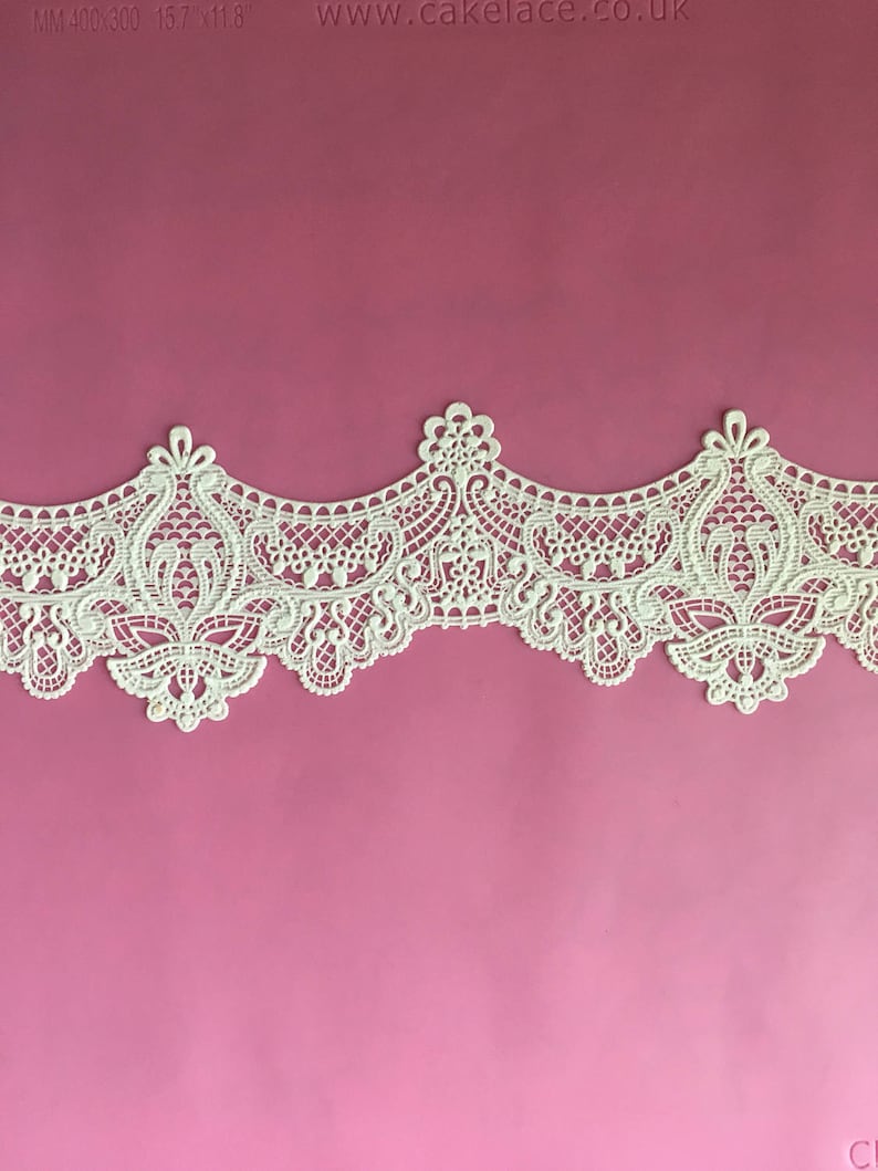 Beautiful Delicate Edible Lace Cake Lace Sugar Lace 3D Etsy