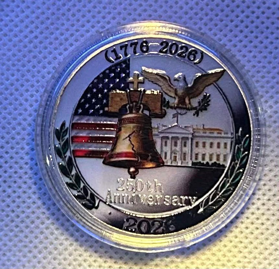 250th Anniversary Commemorative Coin – Liberty Bell Patriotic ...