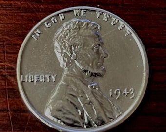 Rare 1943 Steel War Penny – WWII Philadelphia Mint Coin, Numismatic Collectible, Historical Currency