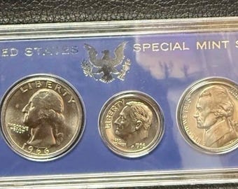 1966 United States Special Mint Set (SMS) – Original U.S. Mint Holder