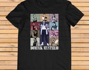 Dominik Mysterio Shirt Eras Tour Style T-Shirt, Wrestling Fan Gift ,Dirty Dom Shirt, Prison Dom Shirt, The Prodigy Shirt, Dom Dom Shirt