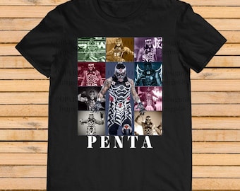 Penta Shirt Eras Tour Style T-Shirt, Lucha Mask Retro Design Tee, Wrestling Fan Graphic Shirt gift