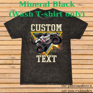 Retro Monster Truck Shirt – Custom Text Tee, Personalized Monster Jam Birthday Gift for Kids & Adults, Customizable Truck Design #13 bild 5