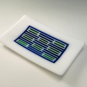 Space Between Fused Glass sushi dish