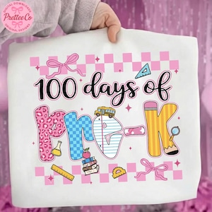 100 dias de aula na pré-escola (PNG), Laço Coquette (PNG), 100º dia de aula para meninas na pré-escola (PNG), Desenho Preppy (PNG), Professora da pré-escola (PNG), Download digital
