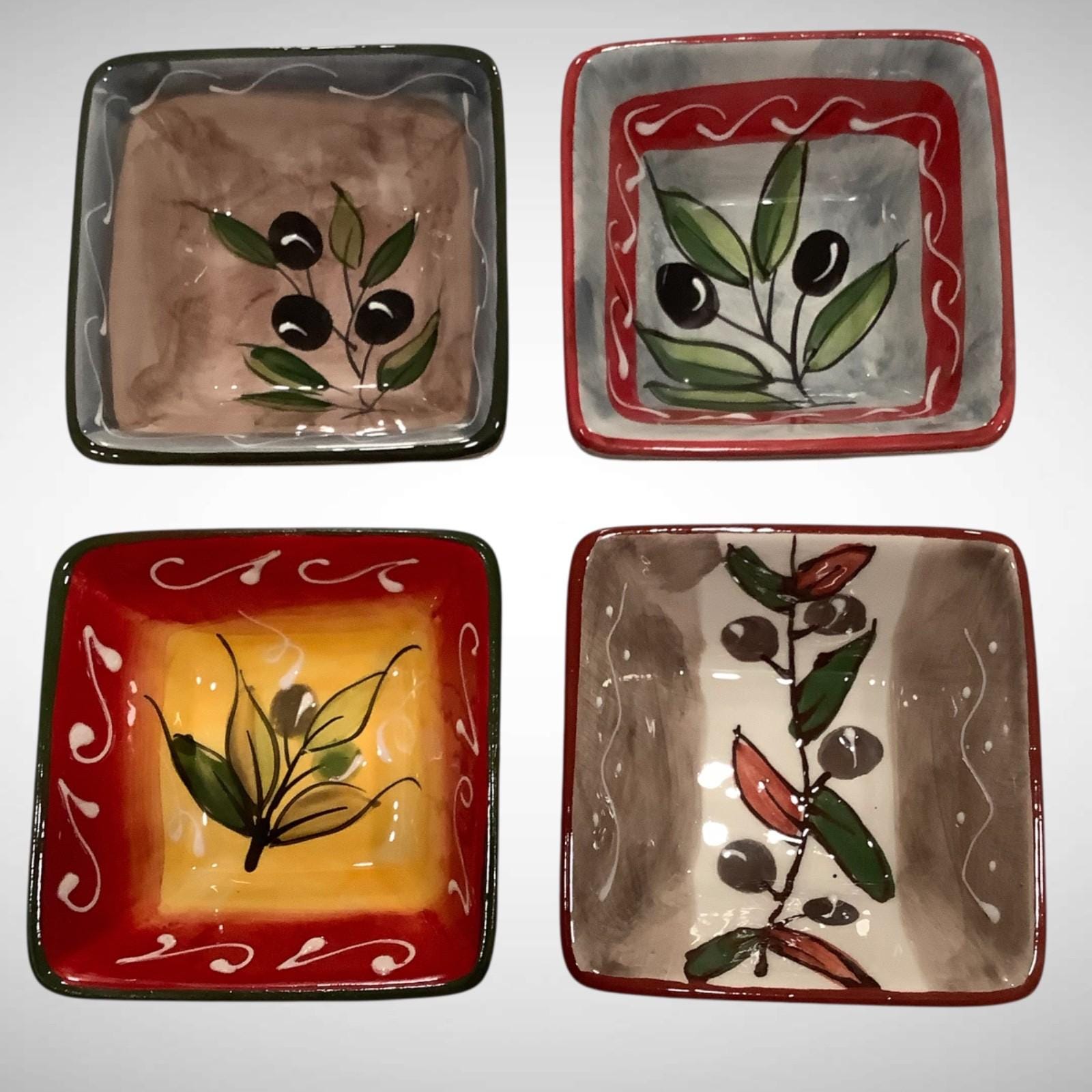 TERRE E PROVENCE フランス製　ハンドペインティング　お皿　7枚 TERRE E PROVENCE フランス製 ハンドペインティング お皿 7枚