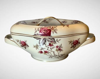 Meito Norleans China Rosanne Covered Vegetable Bowl & Casserole Dish