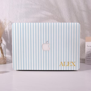 Customization Personalized Stripes Macbook Hard Case For Neo M2 Air 13 2026 A3449 Pro 14 A3426 Pro 14 15 16 Air 15 A3426 A3448, Laptop cover