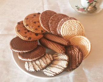 Biscuit pour dînette au crochet