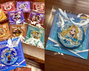 Sonic the Hedgehog Glitter Button Badge: Holographic Sonic Shadow Amy Maria Pin Badge, Sonic Sweet Adventure Collectible.