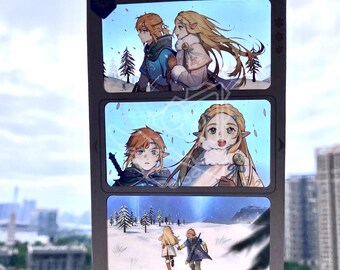 Zelda Link Film Cards: Winter Memories Series - Light-Passing Collectible
