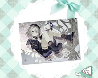 Genshin Impact - Freminet Postcard with Silver Foil - Fanart Collectible, Illustrated Art, Fan Merch, Freminet, Anime Game Gift for Friend