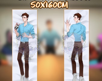 Dispatch Game Z-Team Robert Body Pillow Case | Fan-Made | Perfect Valentine’s Gift for Superhero Fans