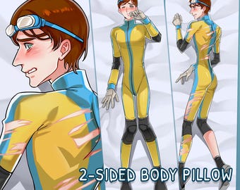 Dispatch Game Z-Team Water Boy Body Pillow Case | Fan-Made | Perfect Valentine’s Gift for Superhero Fans