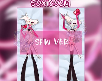 Hazbin Hotel Angel Dust Body Pillow Case | Fan-Made | Perfect Valentine’s Gift for Hazbin Hotel Fans