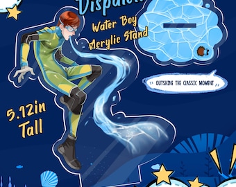 Figura de acrílico hecha a mano del Equipo Z del Juego Dispatch (13 cm) - Regalo para fans de superhéroes