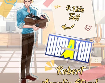 Dispatch Game Z-Team Robert Handmade Acrylic Standee (5.12") - Superhero Fan Gift