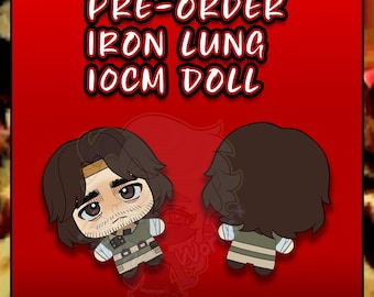 Pre-order Iron Lung The Convict 10cm Plush Doll , Handmade Gift for Fans & Collectors