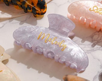 Fermaglio per capelli personalizzato con nome, Fermaglio per capelli inciso, Accessorio per capelli da sposa personalizzato con nome, Fermaglio per capelli personalizzato, Regalo per damigella d'onore, Regali per lei