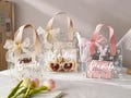 Personalized Flower Girl Handbag, Daisy Flower Transparent Gift Bag, Flower girl gifts