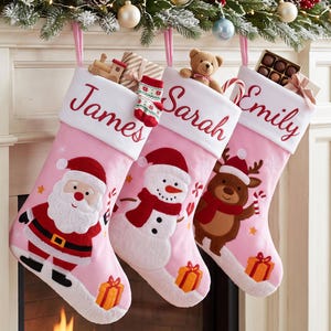 Personalized Embroidered Christmas Stockings, 2026 Family Christmas Stocking, Holiday Gifts, Christmas Decor