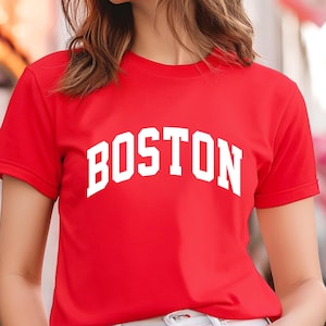 Boston College T-Shirt, Boston Long Sleeve T Shirt, Boston Massachusetts Souvenir Shirt, Retro Boston Basketball Shirt,  Boston Trip Shirt