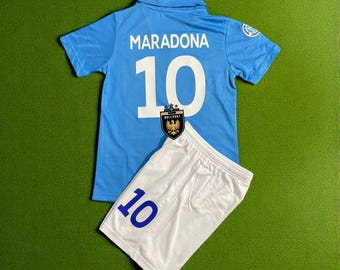 Napoli Maradona Buitoni 87-88 Camiseta Retro Vintage Local - Etsy