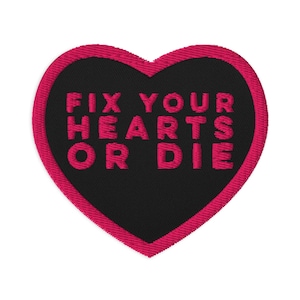 Fix Your Hearts Aufnäher (Herz)