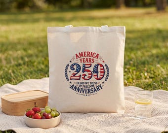 25th Anniversary Tote Bag, Pearl Anniversary Gift for Couple, Wedding Anniversary Keepsake, Customizable Celebration Bag
