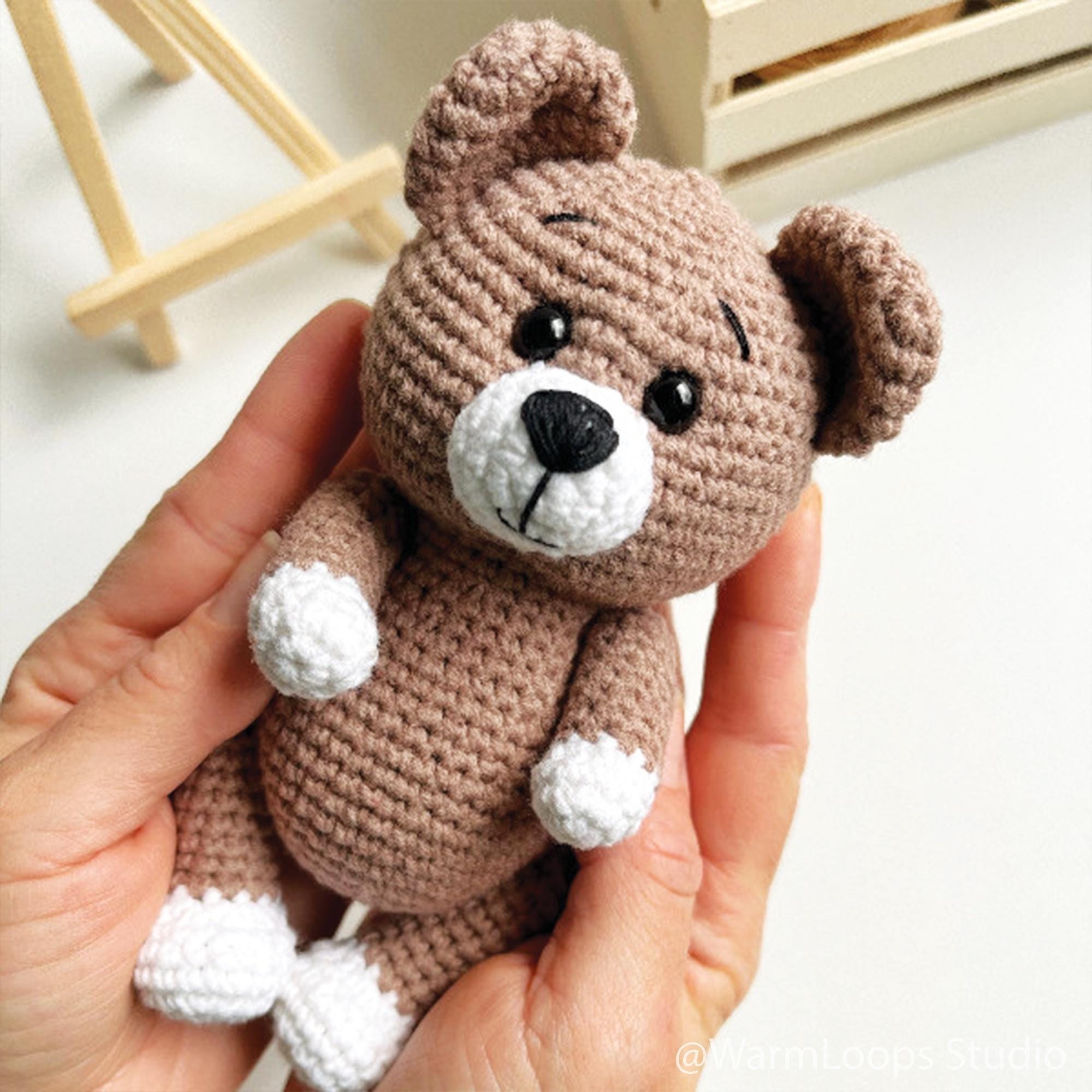 Teddy Bear Crochet Pattern - Amigurumi Bear PDF - DIY Handmade Toy - Etsy