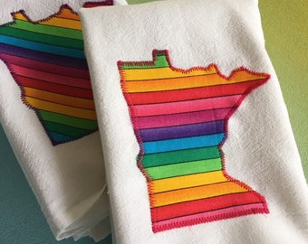 Toalla de harina Rainbow Minnesota