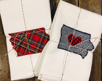 Toalla de harina de Iowa