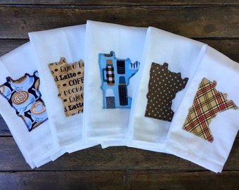 Hora del café ~ Juego de 3 toallas Floursack