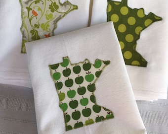 Verdes, Manzanas, Peras, Veggies - Toalla de harina