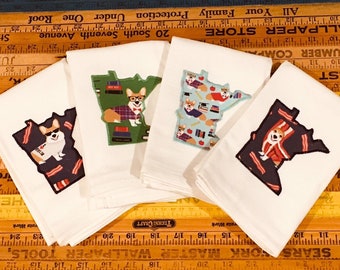 Corgi Floursack Towel