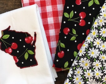 Toallas de saco de harina de Wisconsin