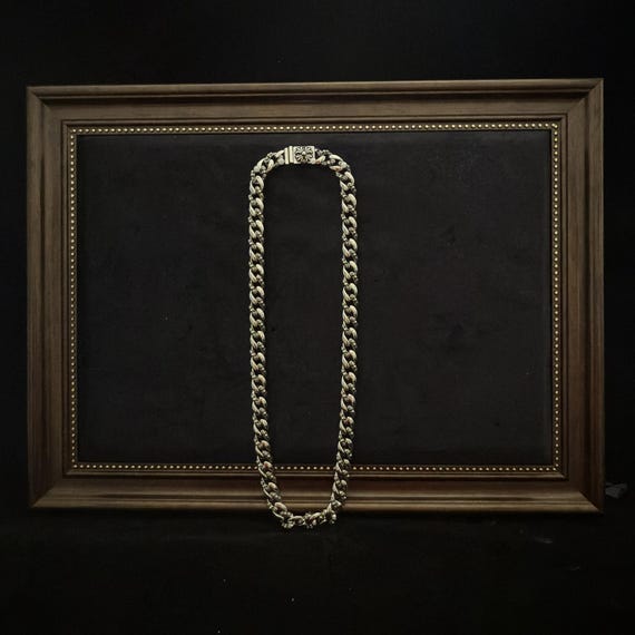 CH Gothic style y2k cuban link cross chain neckla… - image 6