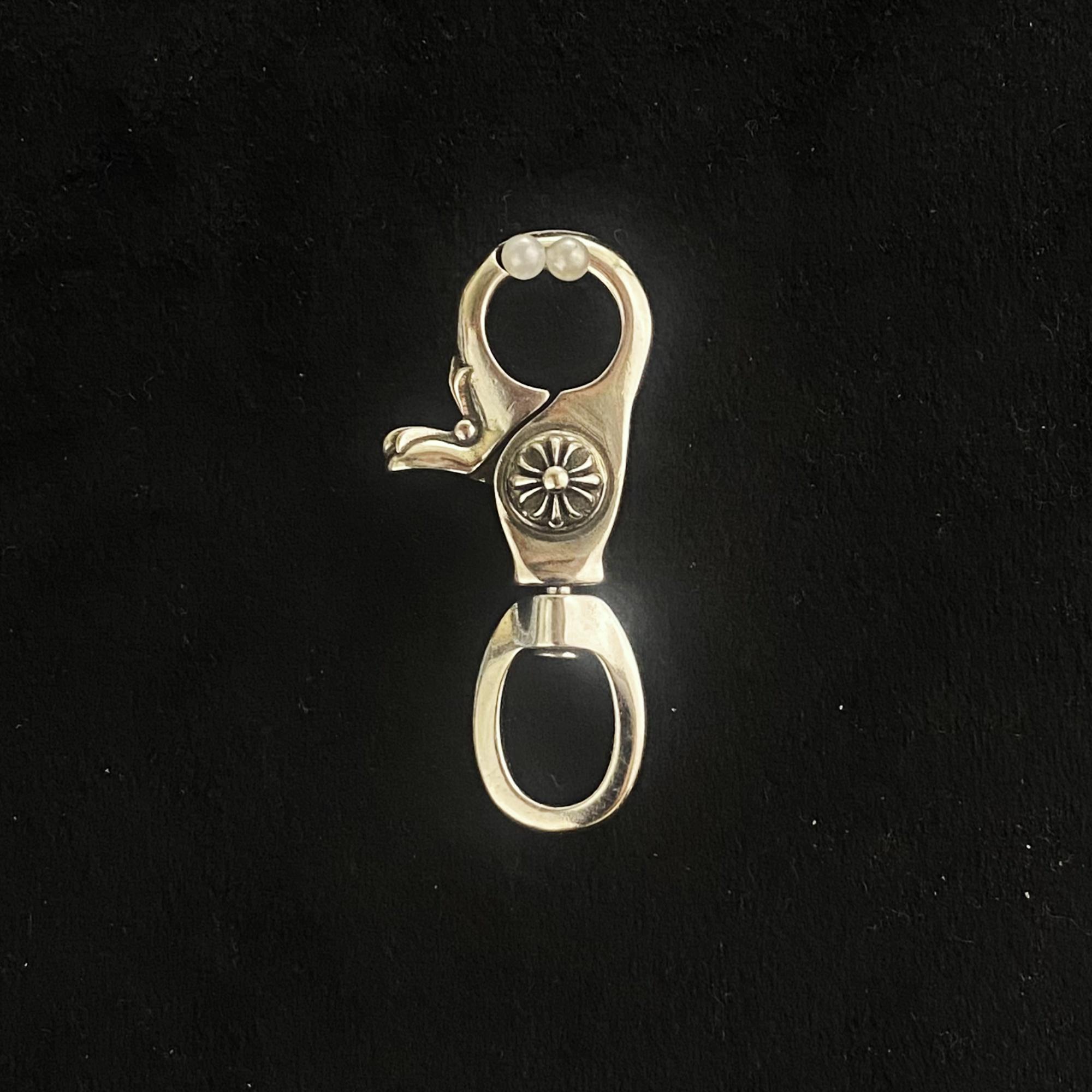 Gothic Style Y2k Punk Aged Keychain, Carabiner Clip, for Men and 