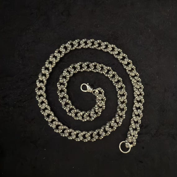 CH Gothic style y2k cuban link cross chain neckla… - image 14