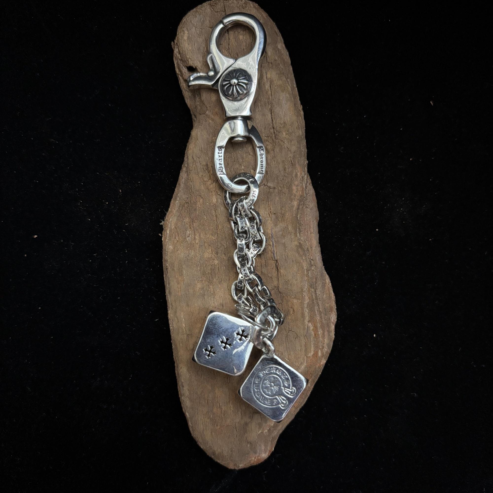 小物 Y2K Dice chain Vintage Y2K Lucky Dice Keychain Multicolor Interesting Resin