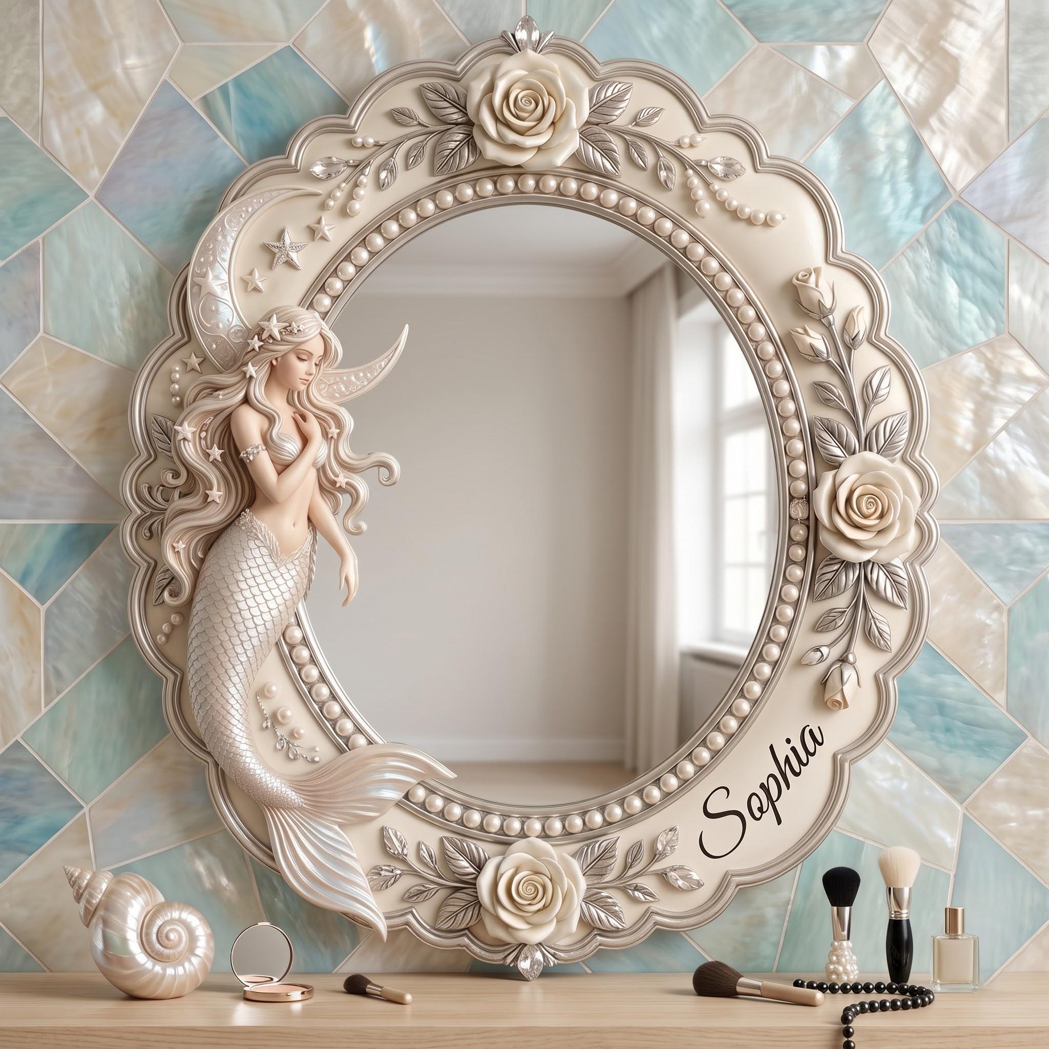 The Little Mermaid Mirror for Wall - Etsy