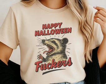 Halloween Shirt, Retro Opossum Shirt, Halloween Opossum Shirt, Opossum Shirt, Happy Halloween 2025, Halloween Kleidung, Komfortfarben