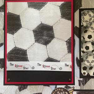 Soccer Memories Premade Scrapbook Pages 12x12 for scrapbook or shadow box