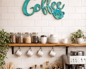 3D Printed Coffee Bar Sign – Cafe Station Decor